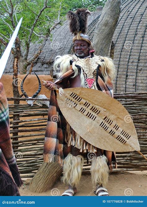 Zulu Warrior Shield And Spear Stock Photography | CartoonDealer.com #11116916