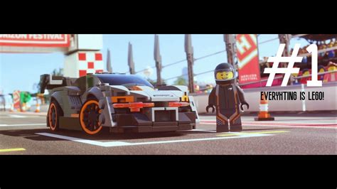 FH4 LEGO Speed Champions (#1) A New World (made of bricks & minifigures..!) - YouTube