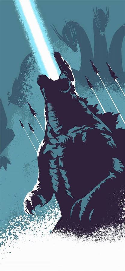 Download Godzilla Atomic Breath Artwork Wallpaper | Wallpapers.com