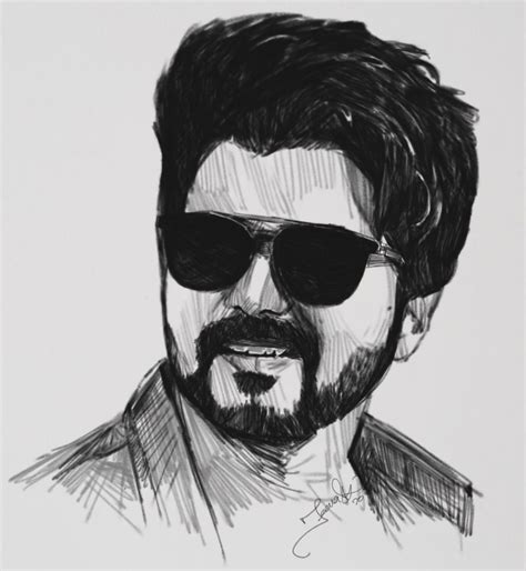 Sketch Of Vijay Deverakonda Realistic Pencil Sketch Y - vrogue.co