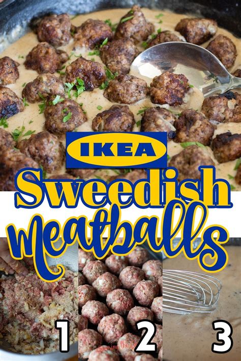 Ikea Swedish Meatballs Recipe | Ikea swedish meatball recipe, Swedish ...