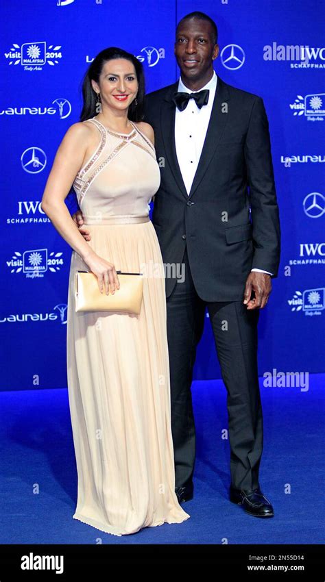 Laureus World Sports Academy member Michael Johnson, right, and his ...