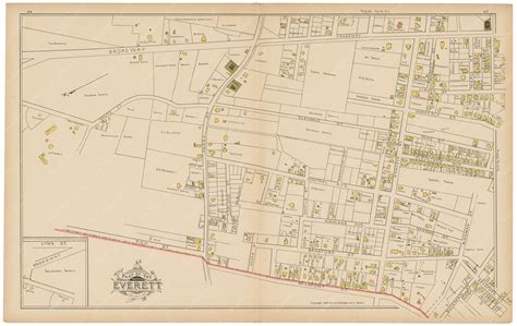 Everett, Massachusetts 1889 – WardMaps LLC