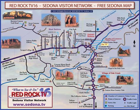 Map of Sedona featured on SEDONA.TV