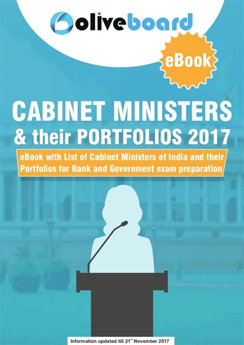 Cabinet Ministers and Their Portfolios