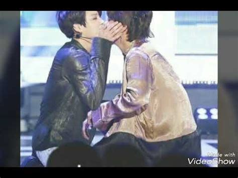 [Couple FMV] Kim Taehyung (V) & Jungkook BTS kiss - YouTube