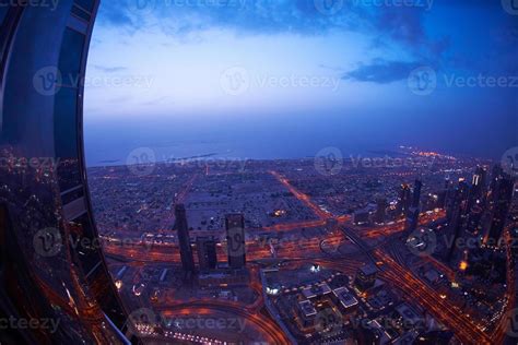 Dubai night skyline 11309158 Stock Photo at Vecteezy