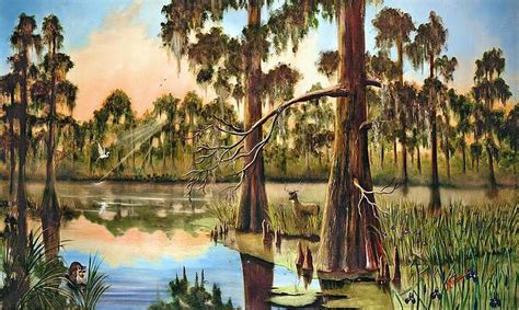 Louisiana Bayou Paintings (Page #3 of 9) | Fine Art America