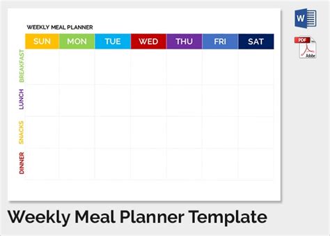 9 Google Docs Weekly Calendar Template - Perfect Template Ideas