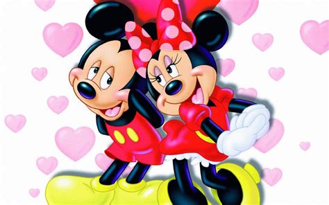 Minnie E Mickey, Mouse, Love, Cartoon, Wallpaper - Mickey And Minnie Valentines - 1920x1200 ...