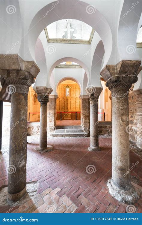 Toledo, Spain - December 16, 2018: Interior of the Mosque of Cristo De ...