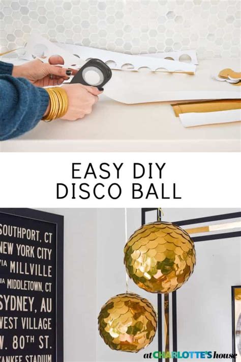 Easy DIY Disco Ball - At Charlotte's House