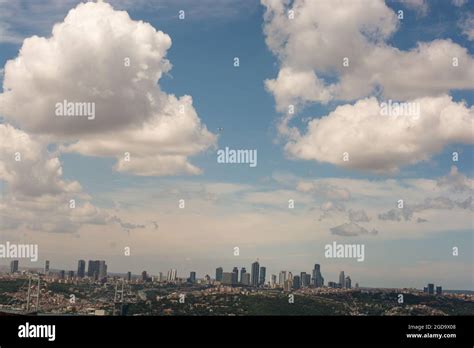 View of Istanbul Bosporus with two continents Stock Photo - Alamy