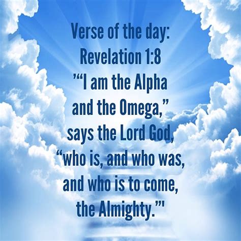 #verseoftheday #Revelation 1:8 NIV "“I am the #Alpha and t… | Flickr