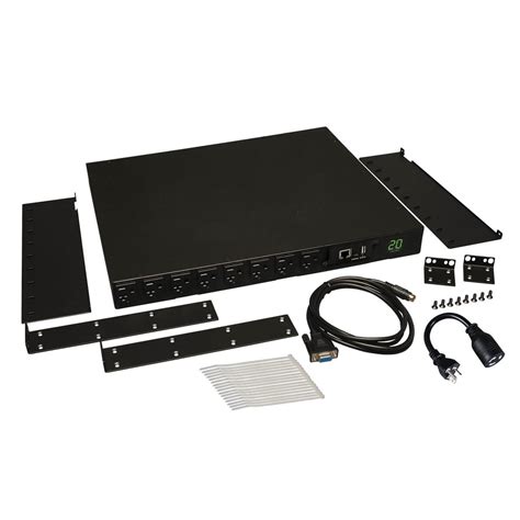 Single-Phase Switched PDU 120V, 16 5-15/20R Outlets, 12-ft Cord, Rack-Mount, TAA | Eaton