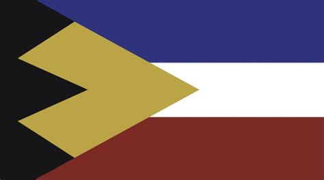 The simplified banner flag of L’manburg in the DreamSMP : vexillology