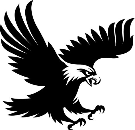 Eagle bird silhouette car sticker - TenStickers