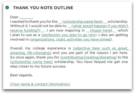 How to Write a Scholarship Thank You Letter | The Scholarship System