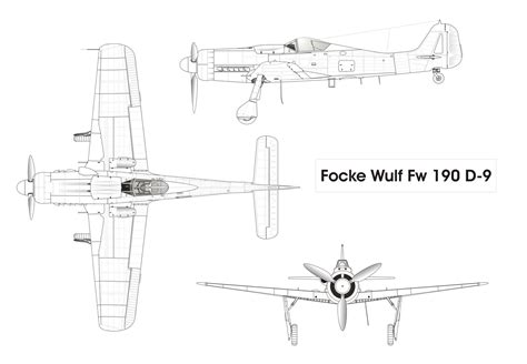 Focke Wulf Fw 190 Drawing