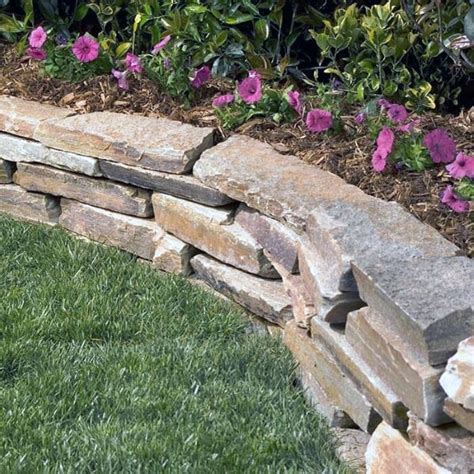 Top 40 Best Stone Edging Ideas - Exterior Landscaping Designs