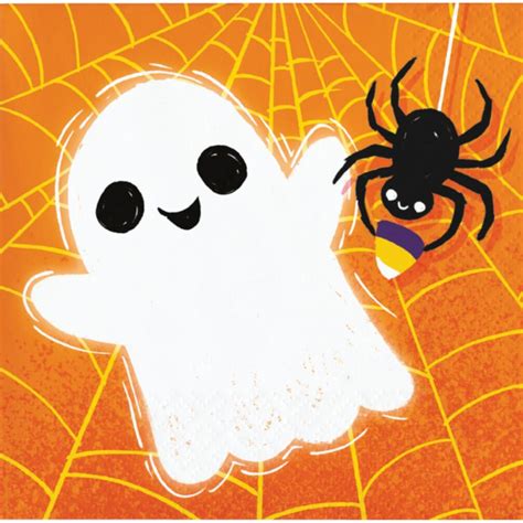 Colorful Halloween Beverage Napkins: Party at Lewis Elegant Party Supplies, Plastic Dinnerware ...