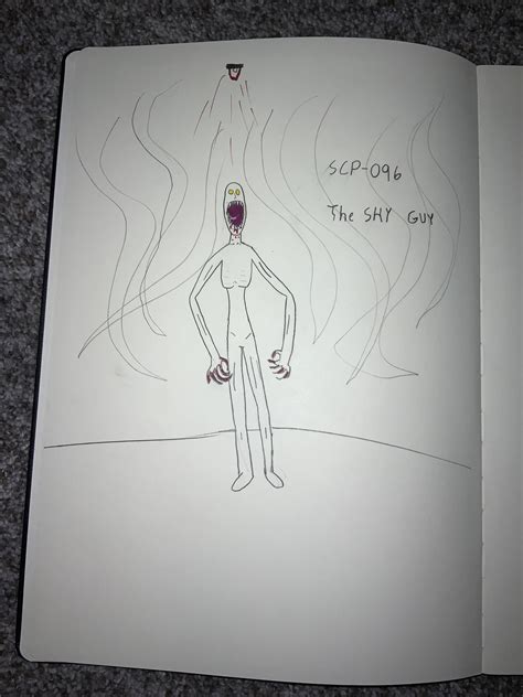 I drew SCP-096 fan art, not my best, but fine : r/SCP