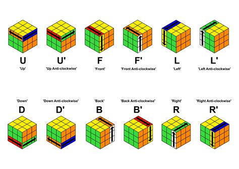 Words Used to Describe Fingers Solving Rubik's Cubes