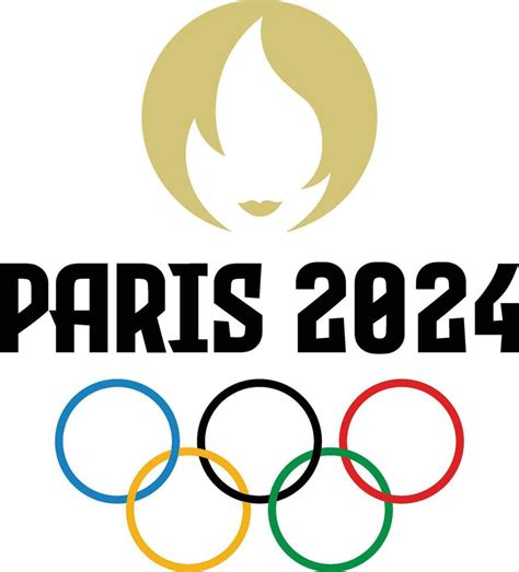 Paris 2024 Olympic Games Official symbol Logo abstract design vector illustration 28560566 ...