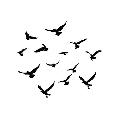 Birds Fly In The Sky, Birds, Fly, Flying PNG and Vector with Transparent Background for Free ...