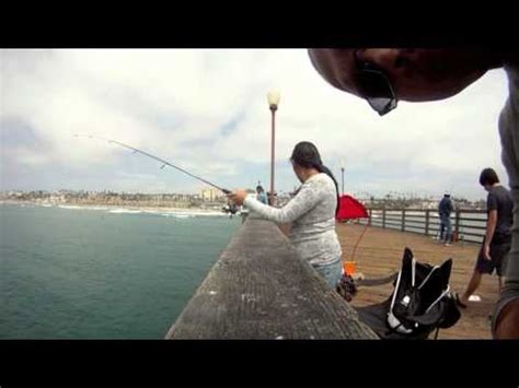 Oceanside Ca Fishing the Pier Aug 21, 2011 - YouTube