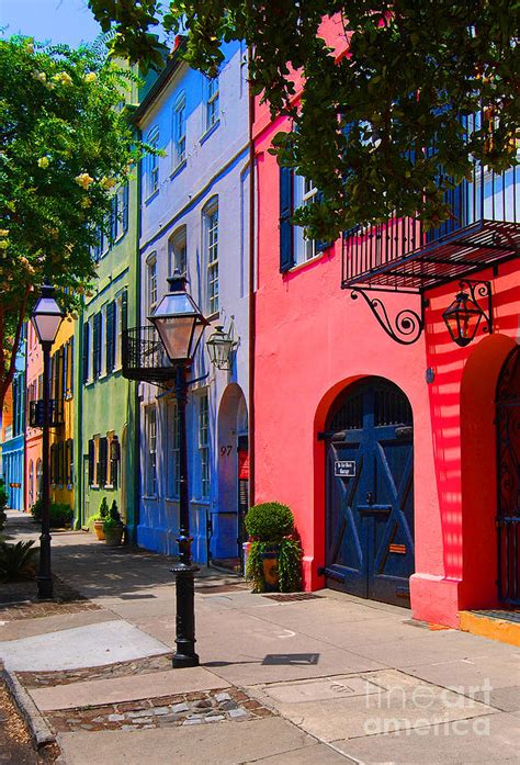 Rainbow Row Charleston Photograph by Skip Willits | Pixels