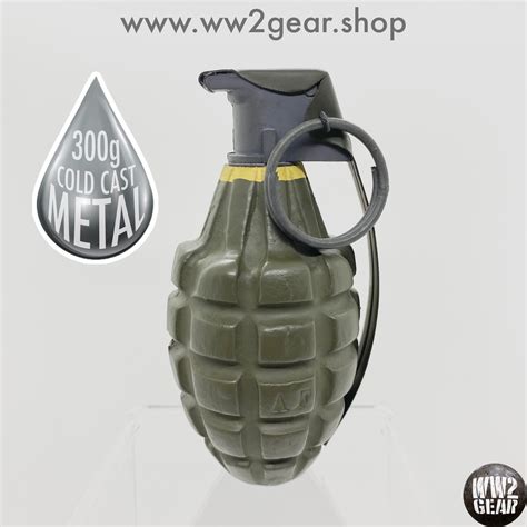 US WW2 MKII Grenade - OD Green (Metal Reproduction)