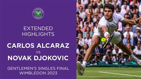 Carlos Alcaraz vs Novak Djokovic: Extended Highlights | Wimbledon 2023 Final