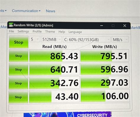 Can anyone with a surface 8 or 9 that bought the Inland 1tb SSD share their speeds. Mine is slow ...