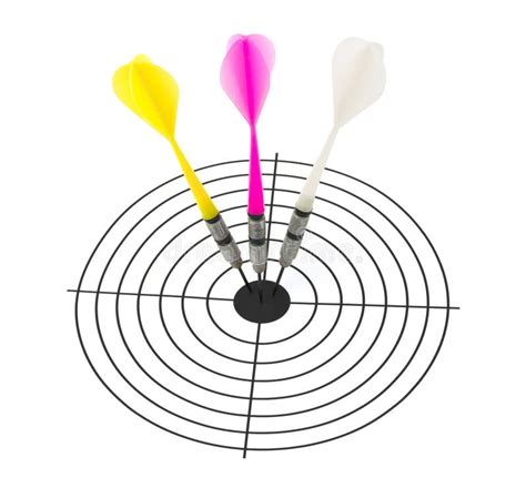 Darts and target stock photo. Image of game, efficiency - 11870920