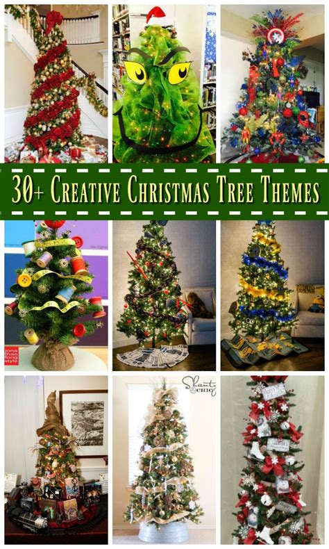 20+ Unique Christmas Tree Themes – DECOOMO