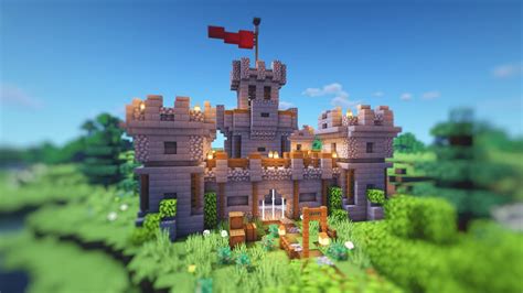 Minecraft: How to Build a Small Survival Castle - YouTube