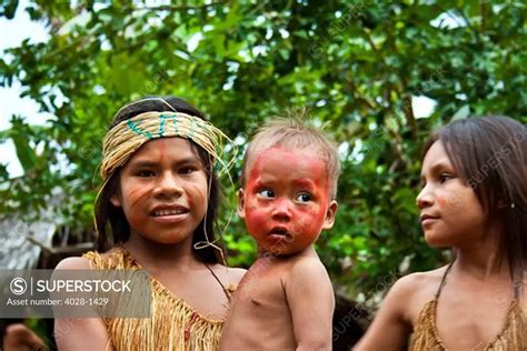 Amazon Rainforest Tribes Girls