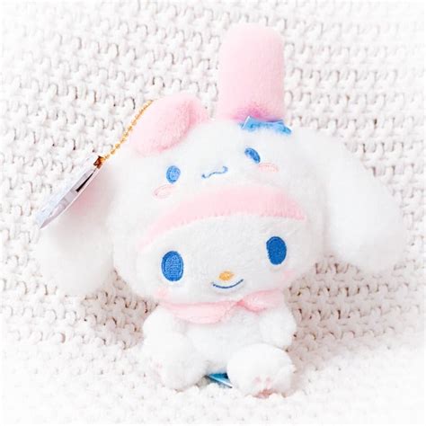 My Melody - Cinnamoroll 20th Anniversary Stuffed Plush Keychain Sanrio – Miokii Shop