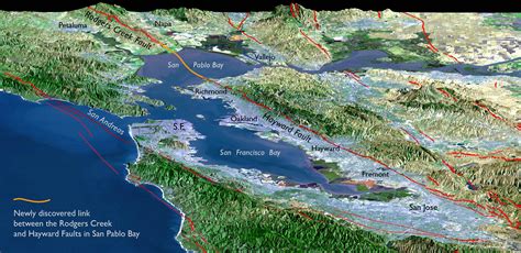 The Rodgers Creek and Hayward Faults are revealed to be one fault, capable of a Magnitude=7.4 ...