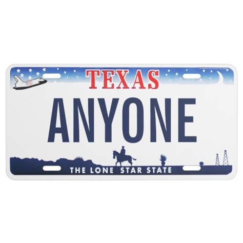 Texas Custom License Plate | Zazzle.com