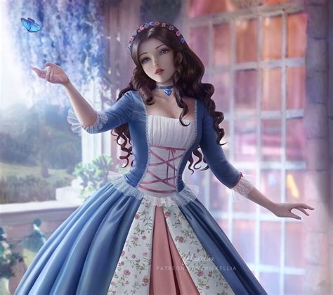 ArtStation - Erika - Barbie as the Princess and the Pauper