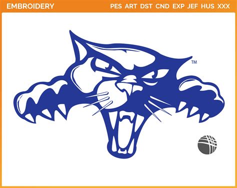 High Point Panthers - Alternate Logo (2004) - College Sports Embroidery Logo in 4 sizes & 8 formats