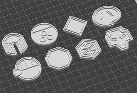 Free STL file Pokemon Johto Medals 🐉・3D print object to download・Cults