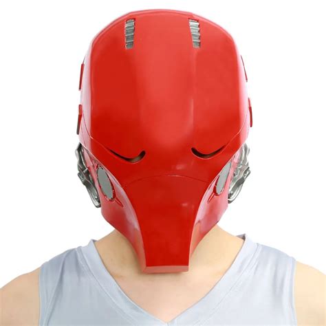 Aliexpress.com : Buy Batman Arkham Knight Cosplay Red Hood Helmet Red ...