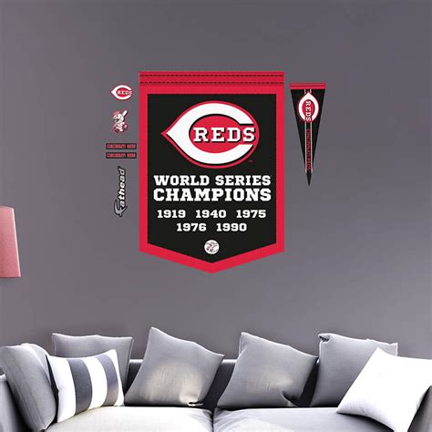 Cincinnati Reds World Series Champions Banner