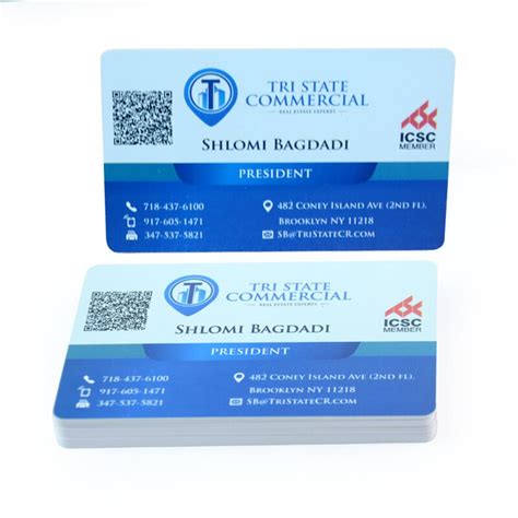 Customized design printing QR code plastic pvc business cards-in Business Cards from Office ...