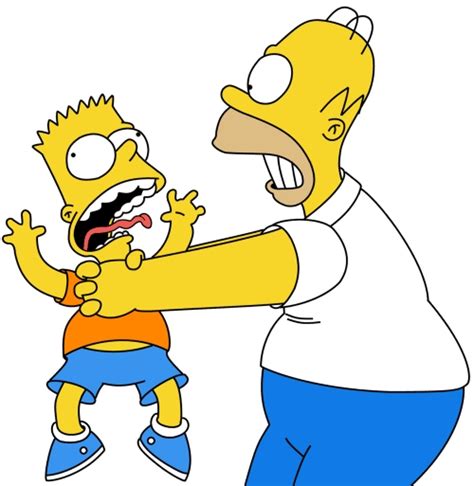 Do you prefer Homer drunk and wasted or him angry and strangling Bart ...