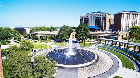 IN – Dede Plaza fountain, Terre Haute, Vigo county, Indiana, USA. It’s ...