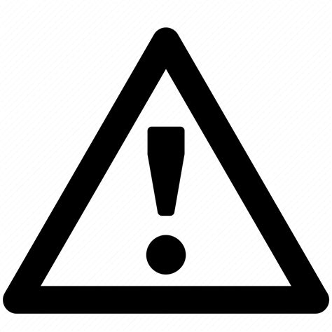 Alert, danger, exclaim, triangle, warning icon - Download on Iconfinder